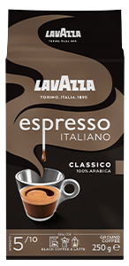 Espresso Italiano, Malet kaffe